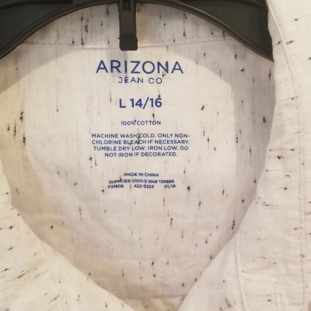 Arizona boy's polo shirt. Size L (14/16)